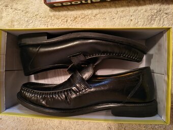 Nové pánské kožené mokasíny Garfield vel.45 - 3