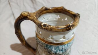 Retro dekorační porcelánový hrnek - 3