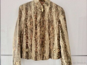 Dámská kožená bunda, vel. M. - 3