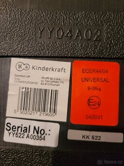 Dětská autosedačka 9-36kg - 3