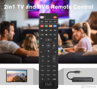 DVB-T2 přijímač Dcolor HDMI kabelová TV Stick, H265 - 3