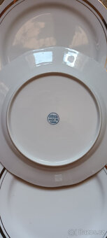 PORCELÁNOVÉ DEZERTNÍ TALÍŘE, 19KS - 3