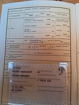 Prodám doklady vlek 5tun, traktorova vlečka - 3