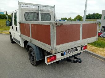 FIAT DUCATO 2,3JTD-88kw-valník,tažné,-7 míst-STK 10/2026 - 3