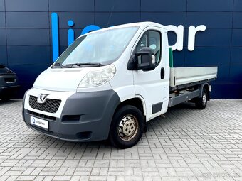 Peugeot Boxer 2.2HDi, Valník, ČR, DPH, klima - 3