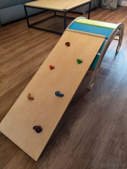Montessori houpačka COMFORT + Skluzavka 2v1 ByVici - 3