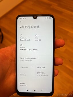 Prodám Xiaomi Redmi Note 7, 4GB/128GB - 3