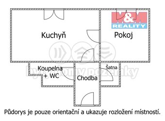 Pronájem bytu 1+1, 34 m², Brno, ul. Herčíkova - 3