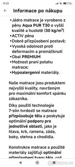 Zdravotní matrace IZER Activ 17cm - 3