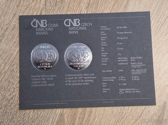 200. výročí zahájení ražby jáchymovských tolarů 2020 Proof - 3