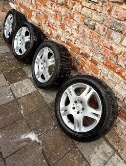 Zimní Sada PIRELLI  225/55 r17 ALU originál Mercedes 5x112 - 3