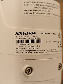 IP kamera Hikvision venkovní - 3