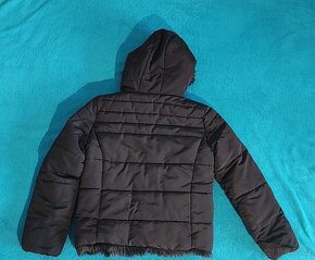 Dětská zimní bunda s kožíškem vel. 140 - 3