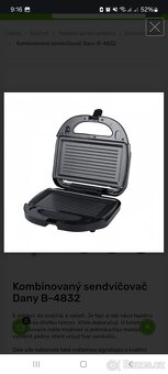 Toustovač, Sendvičovač Dany B-4832 - 3