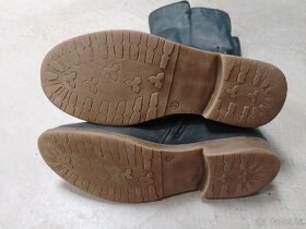 Dívčí kožené kozačky vel. 35 - 3