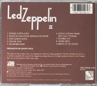CD Led Zeppelin: II - 3