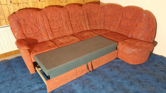 Rohový L gauč - výborný stav - 3