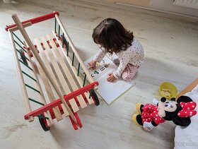 Dřevěný vozík pro děti - 3