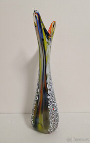 Luxusná umelecká váza z hútneho skla - 3