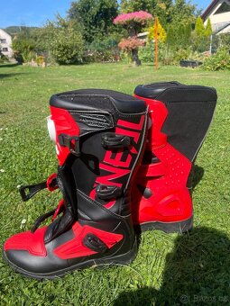 Oneal RSX Motokrosové boty (černá/červená) - 3