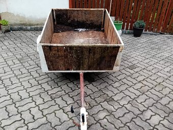 Karka přívěsný vozík s doklady, 400Kg 1,48m x1,11, NOVÁ STK - 3