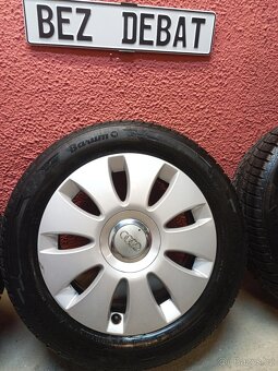 Alu original Audi 16" 5x112 zimní pneu 205/55 - 3