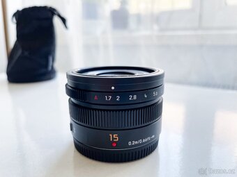 Objektiv LEICA DG SUMMILUX 15mm pro systém Micro4/3 - 3