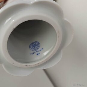 Porcelánový svícen od manufaktury Freiberg - 3