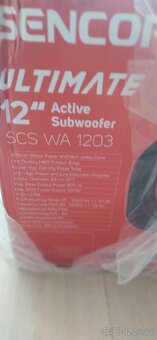 Nový nevybalený Subwoofer Sencor do auta - 3