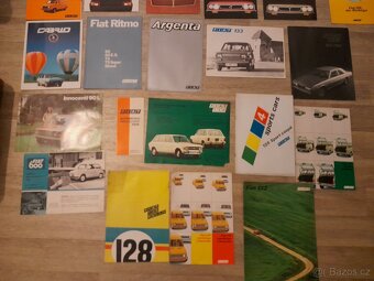 Prospekty Fiat a Lancia 70. a 80. leta historické - 3