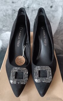 Černé lodičky Marco Tozzi vel.40 - 3