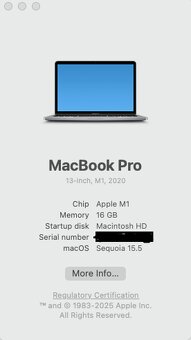 Macbook Pro M1 13” 16GB/256GB s touch barem - 3
