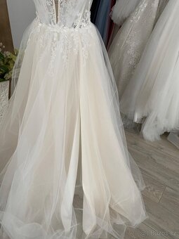 Svatební šaty vel. 36-38 - 3