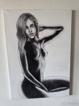 Obrazy ženský akt 50x70 2ks - 3