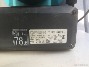 Gardena typ: HWW 3000/4 - náhr. díly - 3