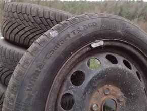 Zimní kola ,plechy 5x112 16" Octavia 3, VW 205/55r16 - 3