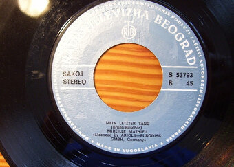 SP deska Mireille Mathieu 1973-La paloma ade, Mein/92/ - 3