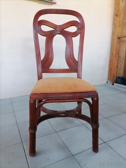 Ratanové židle, stul - 3
