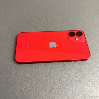 iPhone 12 mini 128GB červený, pěkný stav, 12 měsíců záruka - 3