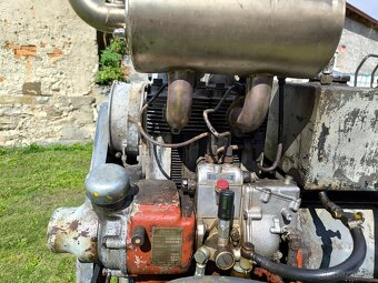Traktor - malotraktor, domácí výroby - 3
