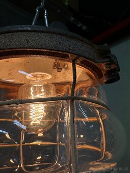Retro industriální lampa - 3