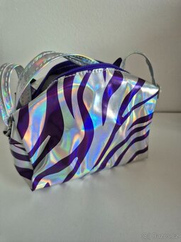 Purse Pets Metalická interaktivní kabelka zebra - 3