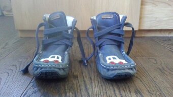 Zimní boty ZeaZoo Yeti vel. 26 modré s autíčky - 3