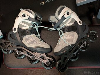 Inline brusle OXELO FIT 500 + helma+ taška+ chrániče - 3