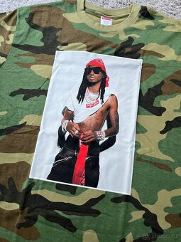 Supreme Playboi Carti Tee Woodland Camo - 3