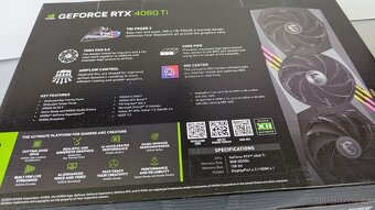 MSI Gaming X Trio GeForce RTX 4060 Ti 8GB ##NOVÁ, 2 ROKY ZÁR - 3