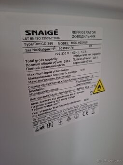 Prosklené lednice Snaige Nové. - 3