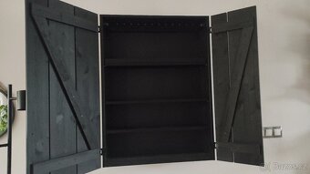 IKEA dřevěná skříňka barová - 3