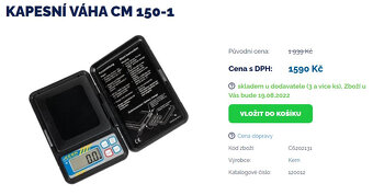 KAPESNÍ DIGITÁLNÍ VÁHA KERN (200g MAX) - 3