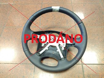 Volant kožený kůže Opel Ford Renault Peugeot Citroen Fiat VW - 3
